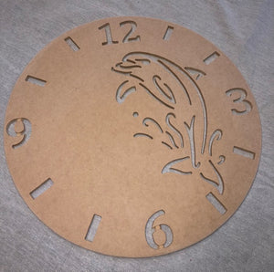 Clock - 60cm Blanks - Dolphin or Turtle