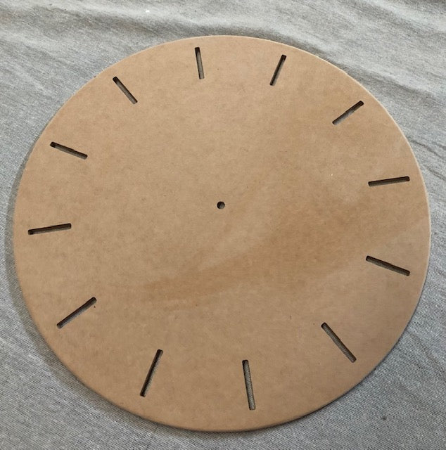 Clocks - Blanks 60cm: 50cm: 40cm with Hour Dash only.