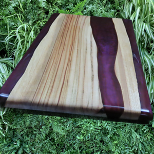 River Platter - Camphor Laurel in Dragons Breath/Black Onyx-SOLD