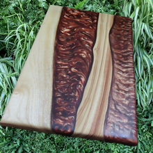 Load image into Gallery viewer, River Platter - Camphor Laurel in Medieval Copper-SOLD