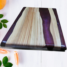 Load image into Gallery viewer, River Platter - Camphor Laurel in Dragons Breath/Black Onyx-SOLD