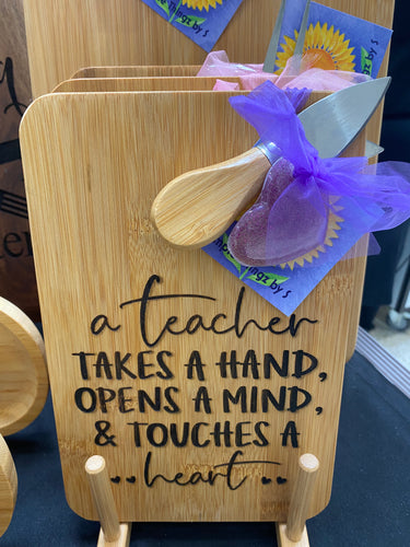 Caring Teacher - Laser Engraved board